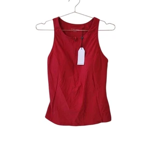 New UNIVERSAL STANDARD S US 14-16 Surf Tankini Swim Top in Baywatch Red Women - Picture 1 of 12