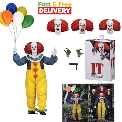 7" NECA Stephen King's IT Pennywise Clown Ultimate Action Figure Model Toys UK