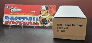 2025 Topps Heritage Complete Base Set #1-400 WOOD, WILSON,  SASAKI,  CREWS - Picture 1 of 1