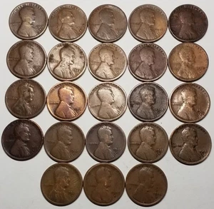 Lot of (23) 1912-D Lincoln Wheat Cents...Low Grade Condition...many with issues - Picture 1 of 6