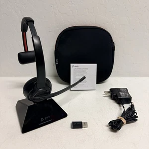 Plantronics Poly W82XXT Wireless Office Stereo Headset SAVI 8200 Charger Dongle - Picture 1 of 9