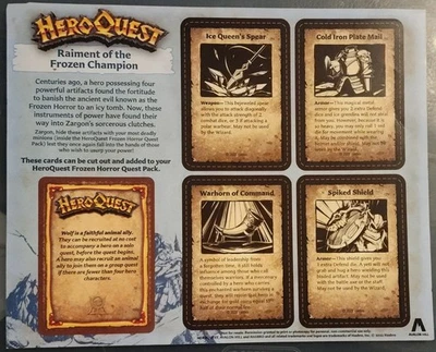 Promo Heroquest Gen Con 2022 - Raiment of the Frozen Champion - Original  Foto 1 de 2