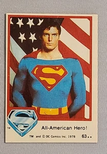 1978 Topps Superman The Movie Superman All-American Hero! #63 - Picture 1 of 2