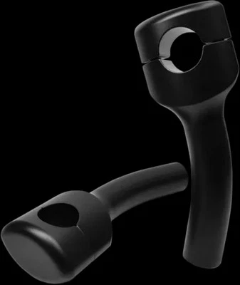 Elevador de manillar LA 5,5 plano negro liso pesado retroceso Kawa Vulcan 900 06-19 Foto 1 de 4