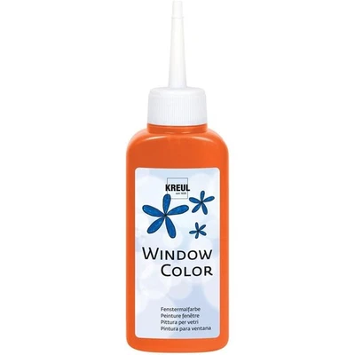 Kreul Window Color Orange 80 ml Fenstermalfarbe Fensterfarbe Wasserbasis - Bild 1 von 4