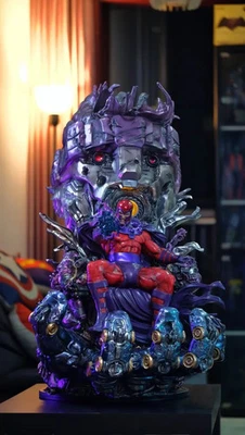 En stock Marvel X-Men MAGNETO TRONO ESCALA 1/4 Figura Estatua Polystone Foto 1 de 4