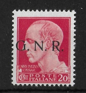 ITALIA BRESCIA 1944 Zecca NH G.N.R. Confezione Originale su 20 C Carmine Sass #473/I CV €40 - Foto 1 di 1