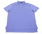 Ralph Lauren Pima Soft Touch Embroidered Rugby Polo Golf Shirt Mens Size Xl
