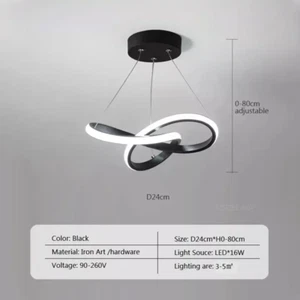 Nordic LED Ceiling Pendant Light 24/30CM Gold for Dining Room Corridor Bedroom L - Picture 1 of 18