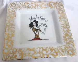 Nordstrom 2003 Limited Edition Trinket Tray Ruben Toledo EUC - Picture 1 of 5
