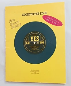 Cancionero de música y letras YES Close To The Edge 1992 SIN DISCO - Imagen 1 de 7