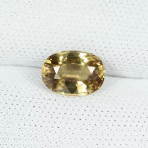 1,45 cts Incredibile lucentezza zircone marrone naturale ovale!!!! - Foto 1 di 2