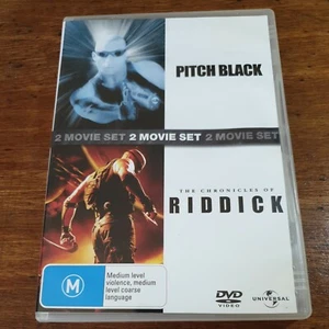 Pitch Black + The Chronicles of Riddick DVD R4 LIKE NEW FREE POST - Picture 1 of 4