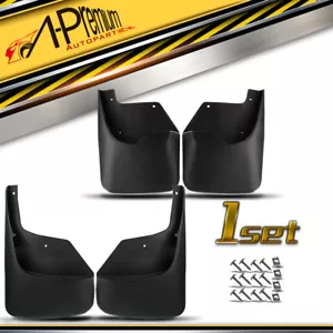A-Premium 4x Splash Guards Mud Flaps For Chevrolet Trailblazer 2002-2009 1249760 - Foto 1 di 6