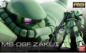Traje móvil productivo masivo Bandai RG 1/144 MS-06F Zaku II Principado de Zeon - Imagen 1 de 5