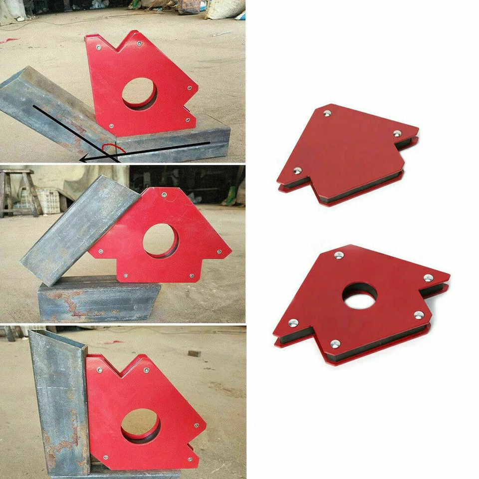 SQUADRA MAGNETICA MAGNETE PER SALDATURA SALDATRICE 45° 90° 135° 25LB 12Kg