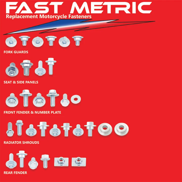 2007-2021 CRF 150R Plastics & Body Bolt Kits-EVERY Fastener you need-GUARANTEED - Image 1 of 1