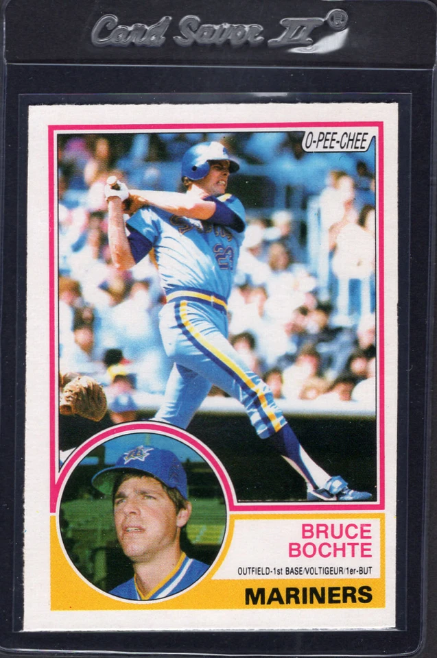 1983 OPC Bruce Bochte #28 Mariners Mint - Image 1 of 1