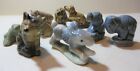 Small collection of 9 Decorative Pottery Wade and Wade style animals for sale