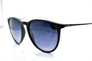 NEW RAY-BAN Erika RB 4171 622/8G Black Sunglasses Authentic - Picture 1 of 6