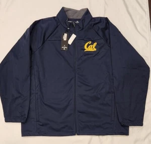 Antigua California Bears Navy Blue Links Golf Jacket Men's 3XL Cal - Picture 1 of 5