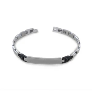 Pulsera ZANCAN para hombre de acero y PVD negra UHB073 - Imagen 1 de 1