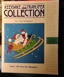 Vtg 1980 Christmas Iron Ons Keepsake Transfer Collection: For the Holidays Vol 6 - Picture 1 of 3