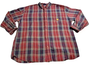 Camisa de Franela Bordada a Cuadros XL Vintage Disney Winnie The Pooh "1966" Invierno - Imagen 1 de 6
