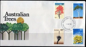 1978 Australian Trees Special Issue Set Of 4 First Day Cover, Good Condition - Picture 1 of 1