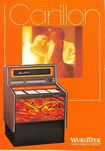 Wurlitzer Carillon Jukebox Advertisement Flyer 1970s 021219AME - Picture 1 of 2