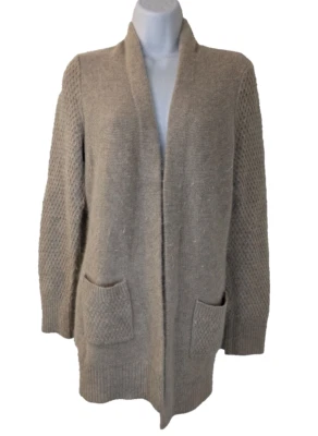 Kenar, Cárdigan Abierto Para Mujer, Mezcla Nylon y Angora, Gris, Talla M Foto 1 de 3