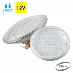 2 Pcs Waterproof PAR36 LED Landscape Lamp Bulb 12V 9W Replace 75W Halogen light - Picture 1 of 13