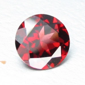 2.21Cts Natural Amazing Red Color Almandine Garnet 8mm Round Loose Gemstone - Picture 1 of 2