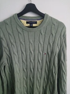 Jersey vintage Mujer De Punto Verde Tommy Hilfiger M - Imagen 1 de 4