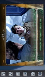 Topps Star Wars Card Trader Join the Rebellion Gold General Rieekan And solo - Picture 1 of 1