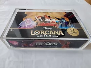 Lorcana Card Acrylic BOOSTER BOX Display Case ONLY With Magnet Lid NEW - Picture 1 of 9