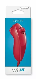 Nintendo Red Nunchuk for Wii RVL-A-FRJPN - Picture 1 of 3