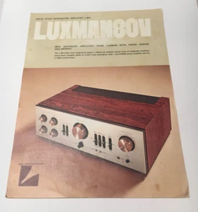 VINTAGE LUXMAN L-80V - DEALER BROCHURE - Picture 1 of 2