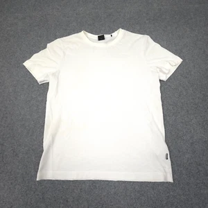 Hugo Boss Shirt Mens SMALL White Short Sleeve Crew Neck T-Shirt cotton Size S - Picture 1 of 12