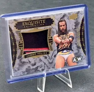 Parche exquisito ADAM COLE 2024 AEW 37/75 reliquias jumbo diamante negro #EJ-AC SP - Imagen 1 de 4