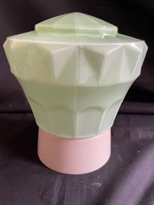 Nice Dutch Design Art Deco Hall Pastel Lamp Green Thabur - Picture 1 of 7