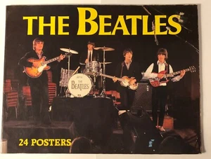 1983 Beatles Color Photo Book "24 Posters" Rare Pub. FREE SHIPPING - Picture 1 of 12