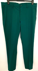 J LINDEBERG GOLF GREEN ELLIOTT STRETCH WATER REPELLENT GOLF TROUSERS 36/32 - Picture 1 of 8