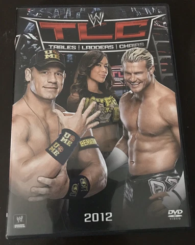 2012 WWE TLC Tables, Ladders and Chairs DVD John Cena Roman Reigns Seth Rollins Cover