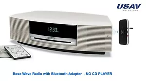 Bose Wave Radio mit Bluetooth Musik Adapter - cremeweiß - Bild 1 von 2