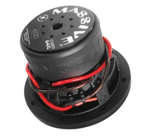 SUBWOOFER DE AUDIO PARA AUTOMÓVIL MASSIVE AUDIO SUMMO 64 XL 400 W 6.5" ÚNICO 4 OHM 6-1/2" - Imagen 1 de 4