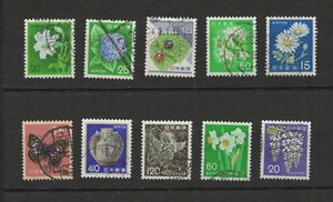 Japon 10 timbres anciens oblitérés / T4271 - Picture 1 of 1