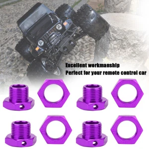 4 PCS RC Wheel Hex Driver 17MM Aluminum Alloy Wheel Hex Coupler Kit For HSP GDM - Picture 1 of 10