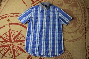 LYLE & SCOTT CAMICIA UOMO CASUAL CLASSICA MANICA CORTA ORIGINALE TAGLIA M - Foto 1 di 8