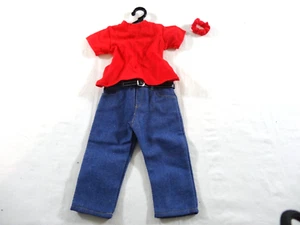 PLEASANT COMPANY American Girl of Today Blue Jean Basics Jeans Belt Top Hair + - Picture 1 of 9